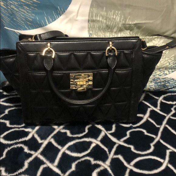 Michael Kors Handbags - Black- Michael Kors hang bag